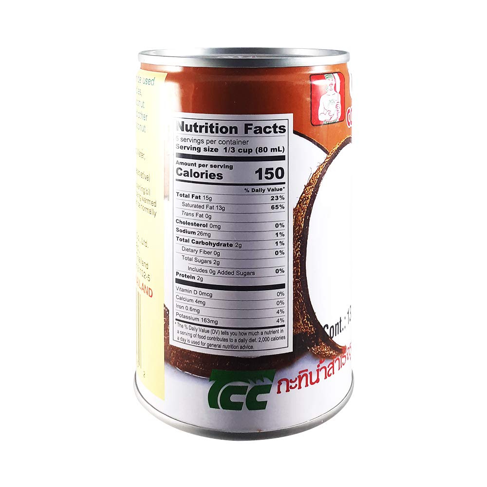 Chaokoh Coconut Milk, 400ml, Pack of 2