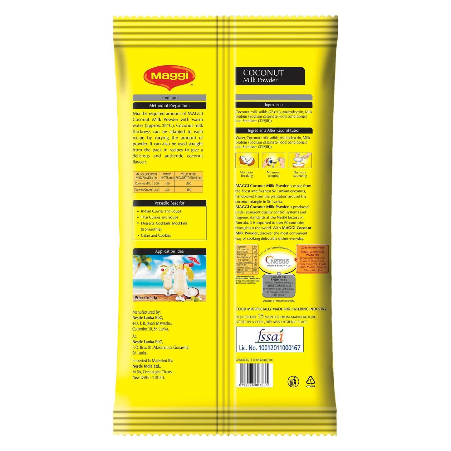 MAGGI Coconut Milk Powder, 1 Kg