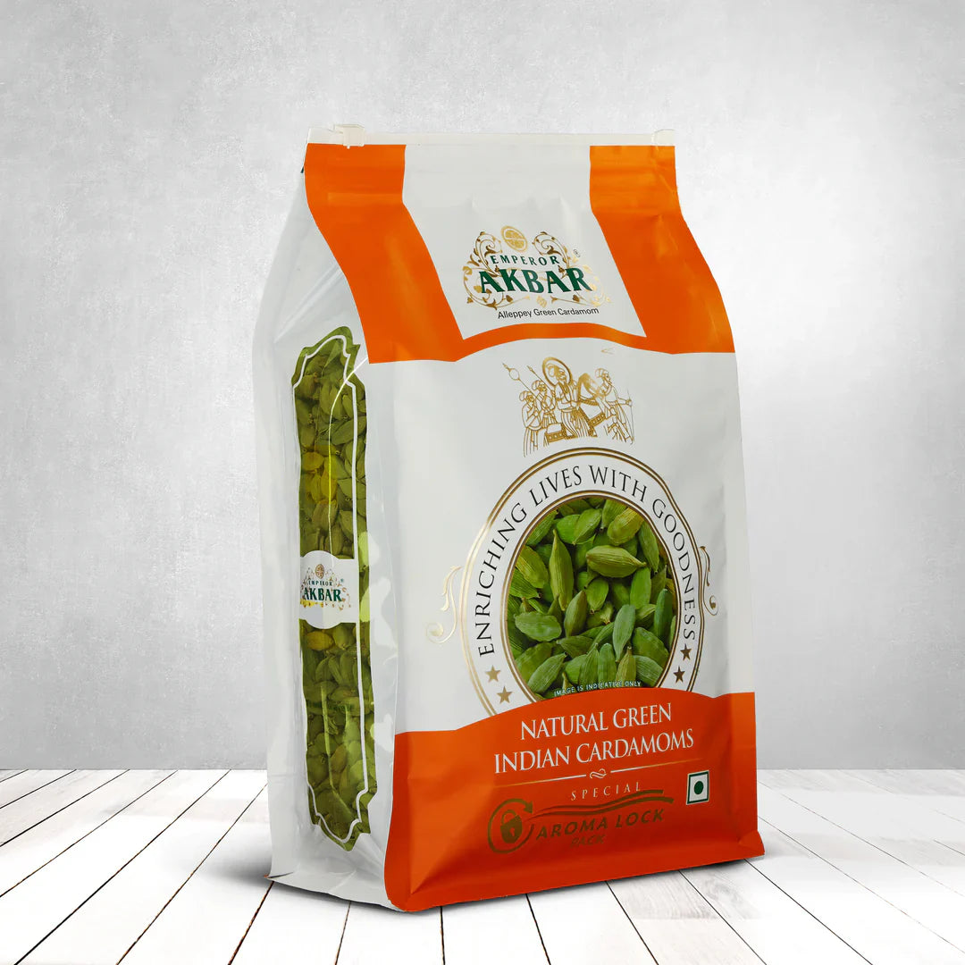 Emperor Akbar - Orange Grade (6.5-7.5mm) Cardamom - 1kg