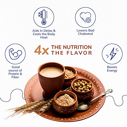 24 Mantra Organic Sattu Atta - 500gms | 100% Organic | Chemical Free & Pesticides Free | Roasted Chickpeas