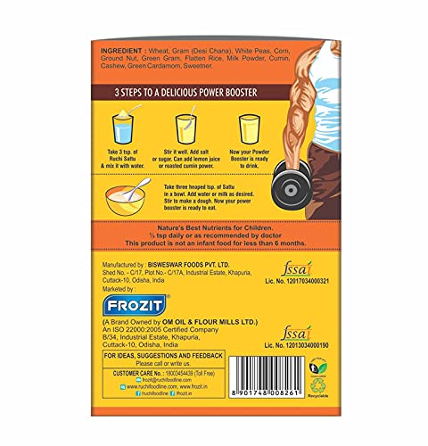 Ruchi Multigrain Sattu 500 GM | Pack of 4 | Healthy & Nutritious | High in Protein & Fiber | Ideal for Energy Boost