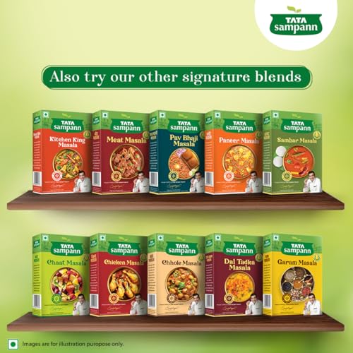 Tata Sampann Kashmiri Red Chilli Powder with Natural Oils, 100g, Kashmiri Lal Mirch Powder, With Exclusive Recipe