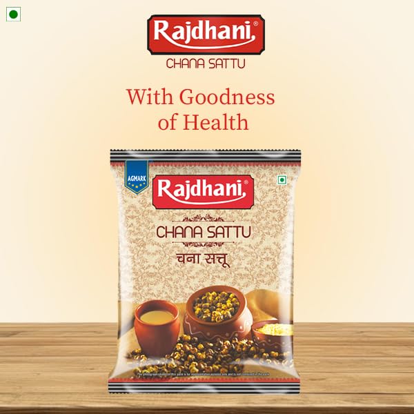 Rajdhani Chana Sattu - 500g (Pack of 10) | High Protein & Fiber | Gluten-Free | Instant Energy Drink