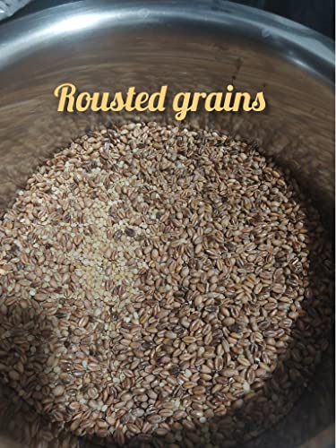 grains Bowl Hand Roasted multi grains health mix powder for Kids and Adults (NO COOKING NEEDED) Roasted Cereals & Pulses Powder, Chatua, Sathu maavu, Porridge Mix (Cardamom/Elaichi Flavour, 1 kg)