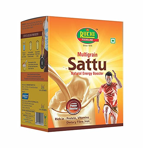 Ruchi Multigrain Sattu 500 GM | Pack of 4 | Healthy & Nutritious | High in Protein & Fiber | Ideal for Energy Boost