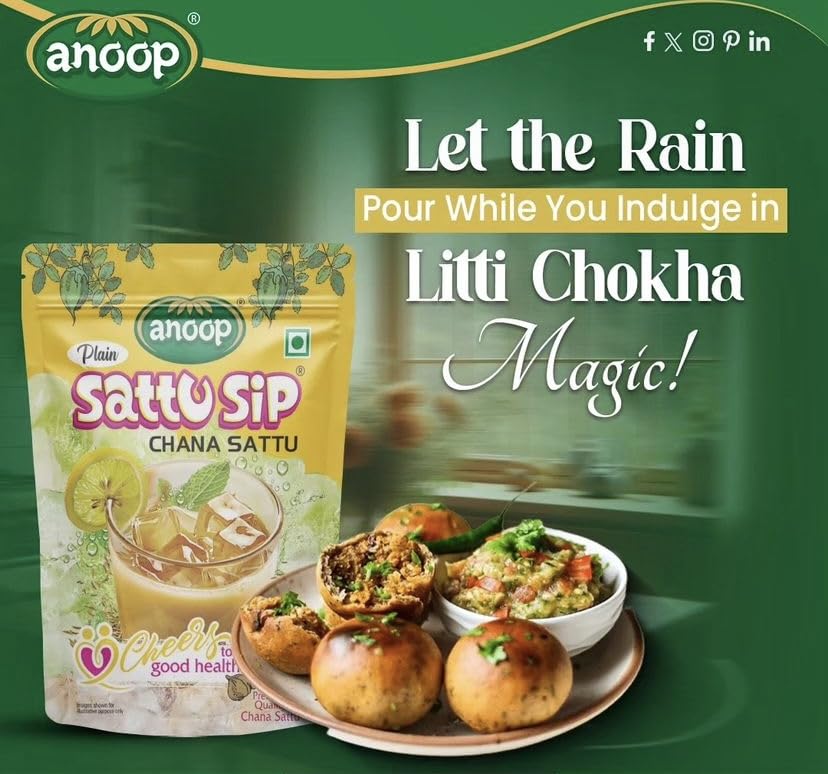 Anoop Sattu (Channa Sattu Sip) (500gms*4) Pack of 4 (2kg)