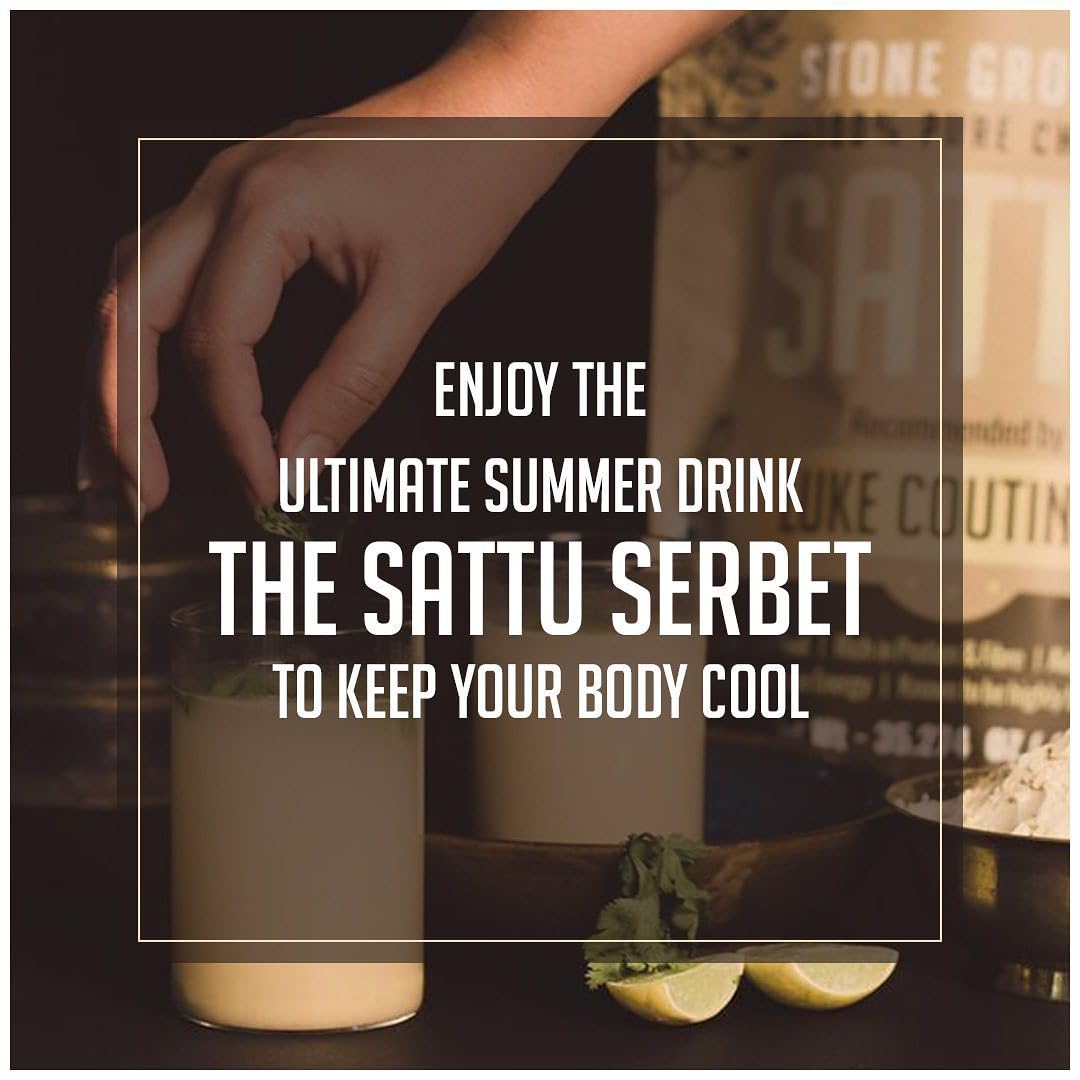 Adya Organics Sattu | 100% Pure & High-Protein Roasted Chana Powder | Chemical-Free & Natural | Perfect for Summer Drinks, Parathas, & Snacks | Healthy & Tasty | 2kg- (Pack of 2)