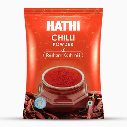 HATHI MASALA Chilli Powder Resham Kashmiri Dandicut.(500 Gram)