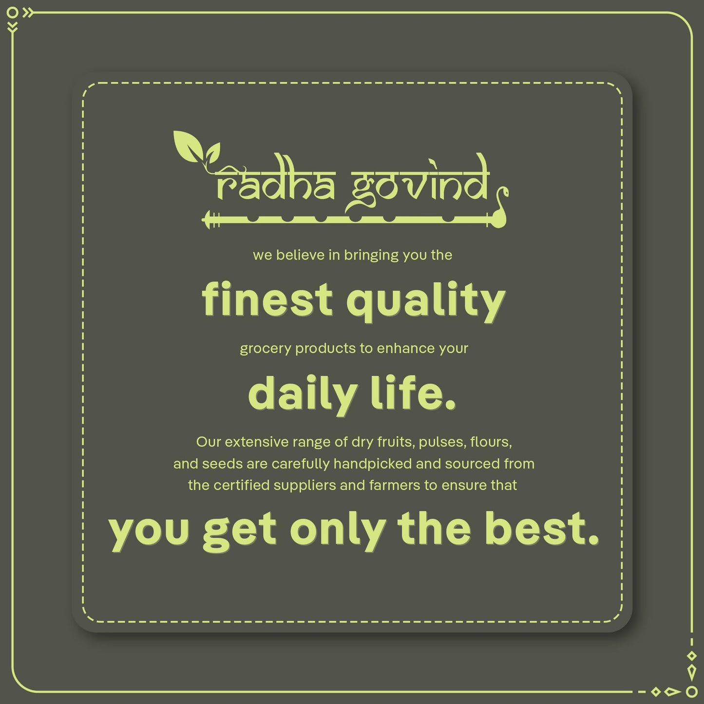 Radha Govind Organic Chana Sattu Powder | Fiber-Rich Sattu 1Kg