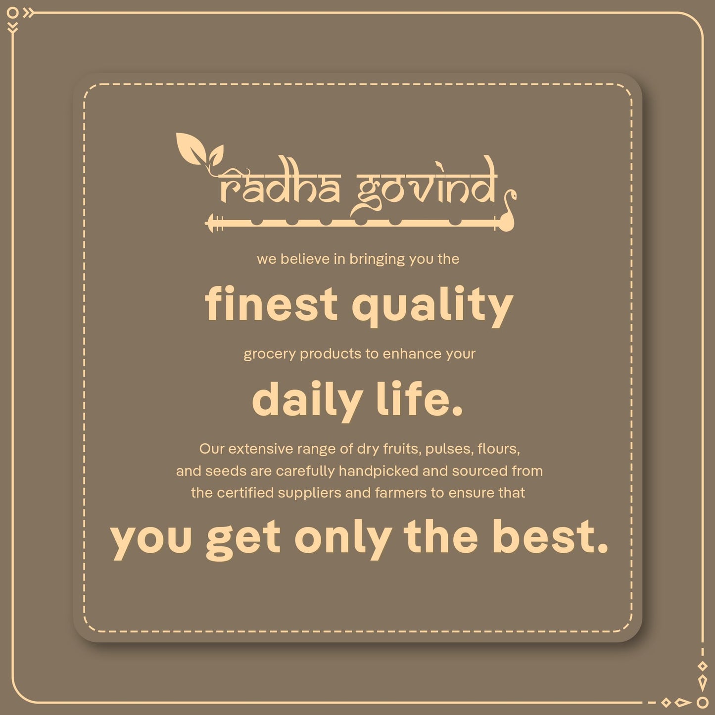 Radha Govind Organic Jau Sattu Flour | Fiber-Rich Sattu, 1000 Gram