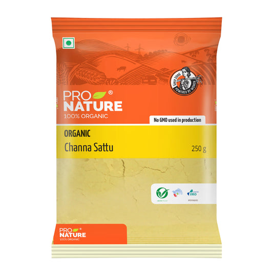 Pro Nature 100% Organic Channa Sattu, 250g
