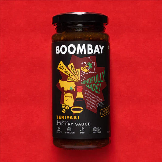 Boombay Most Loved Stir Fry Sauces: Teriyaki, Garlic + Chilli & Lime Leaf + Lemongrass